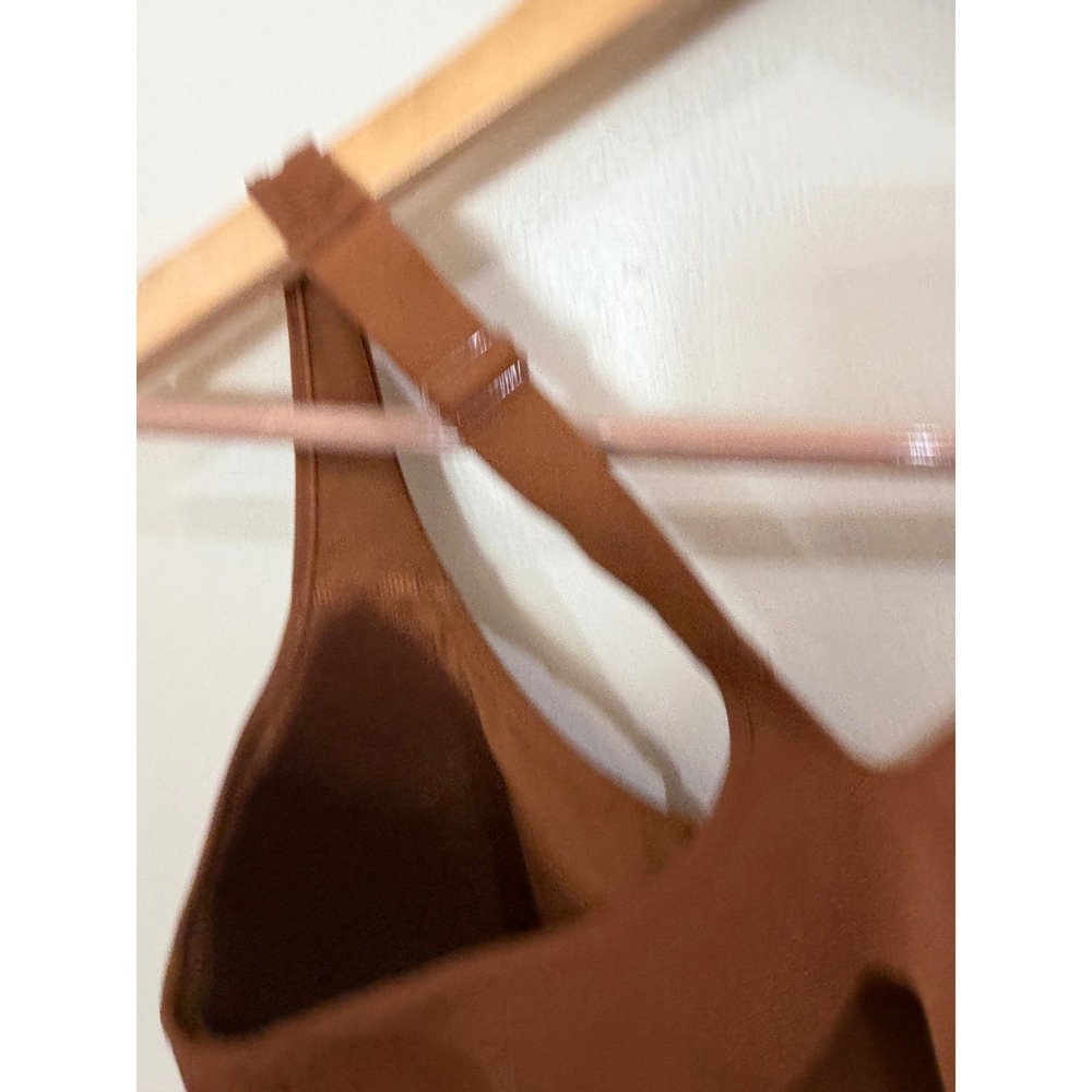 Lululemon All Powered Up Bra Copper Brown Racerback Sports Bra 36D - Picture 7 of 11